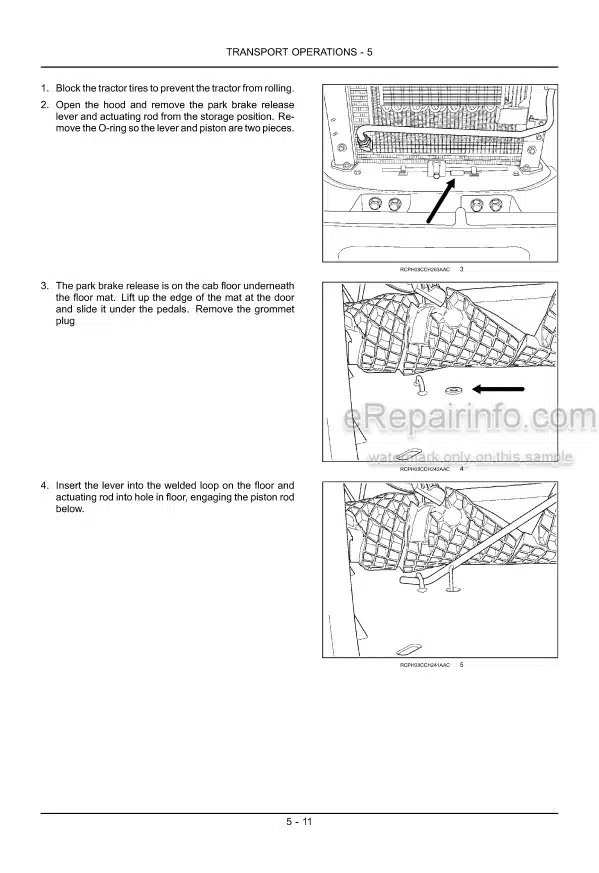 Photo 4 - Case IH Magnum 215 245 275 305 335 Operators Manual Tractor