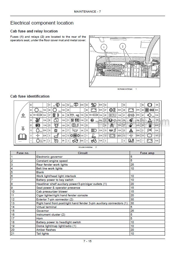 Photo 5 - Case IH Magnum 225 250 280 310 335 Operators Manual Tractor