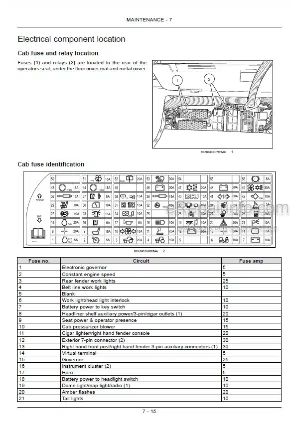 Photo 5 - Case IH Magnum 225 250 280 310 335 Operators Manual Tractor