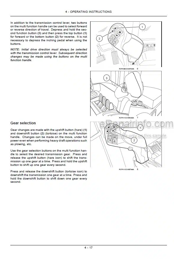 Photo 6 - Case IH Magnum 235 260 290 315 340 Operators Manual Tractor ZBRD07000-