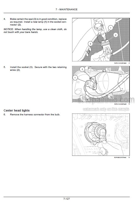 Photo 6 - Case IH Magnum 235 260 290 340 370 Operators Manual Tractor ZCRD02585-