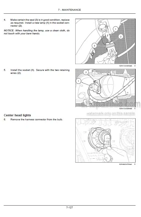 Photo 5 - Case IH Magnum 235 260 290 315 340 Operators Manual Tractor ZCRD05700-