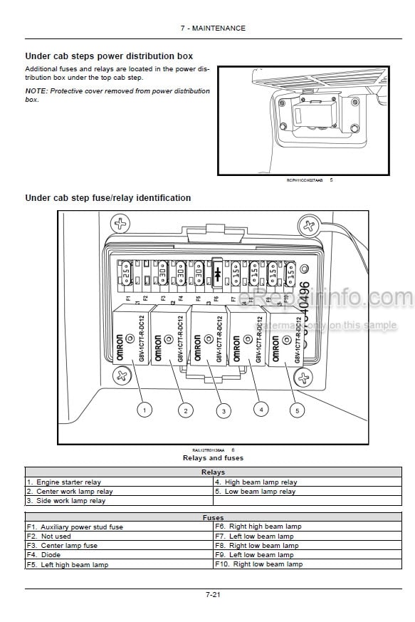 Photo 3 - Case IH Magnum 235 260 290 315 340 Operators Manual Tractor ZCRD05700-