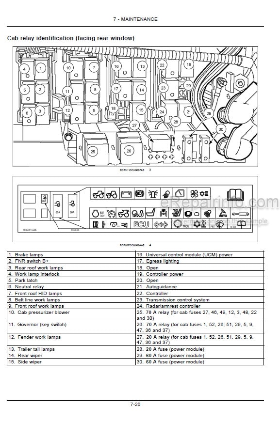 Photo 3 - Case IH Magnum 235 260 290 340 370 Operators Manual Tractor ZCRD02585-