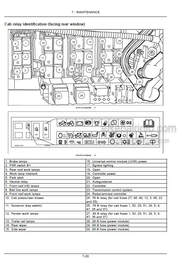 Photo 3 - Case IH Magnum 235 260 290 340 370 Operators Manual Tractor ZCRD02585-
