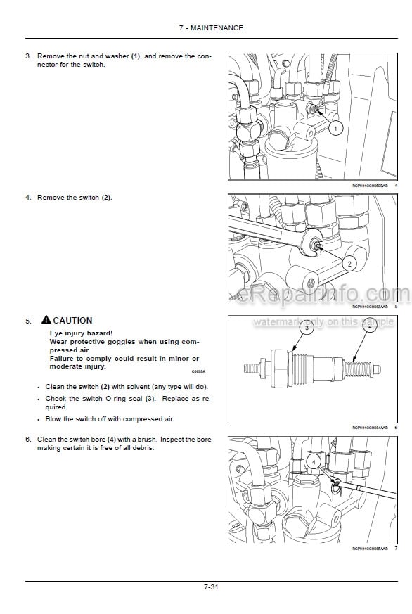 Photo 6 - Case IH Magnum 250 280 310 340 380 Operators Manual Tractor ZERF04500-