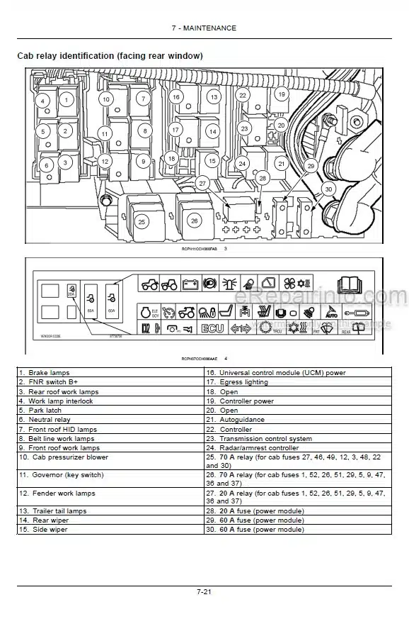 Photo 3 - Case IH Magnum 235 260 290 315 340 370 Operators Manual Tractor ZDRD06500-