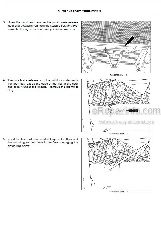 Photo 2 - Case IH Magnum 250 280 310 340 380 Operators Manual Tractor ZERF04500-