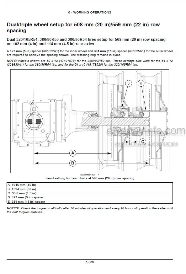 Photo 3 - Case IH Magnum Rowtrac 250 280 310 340 380 Operators Manual tractor ZHRF04001-