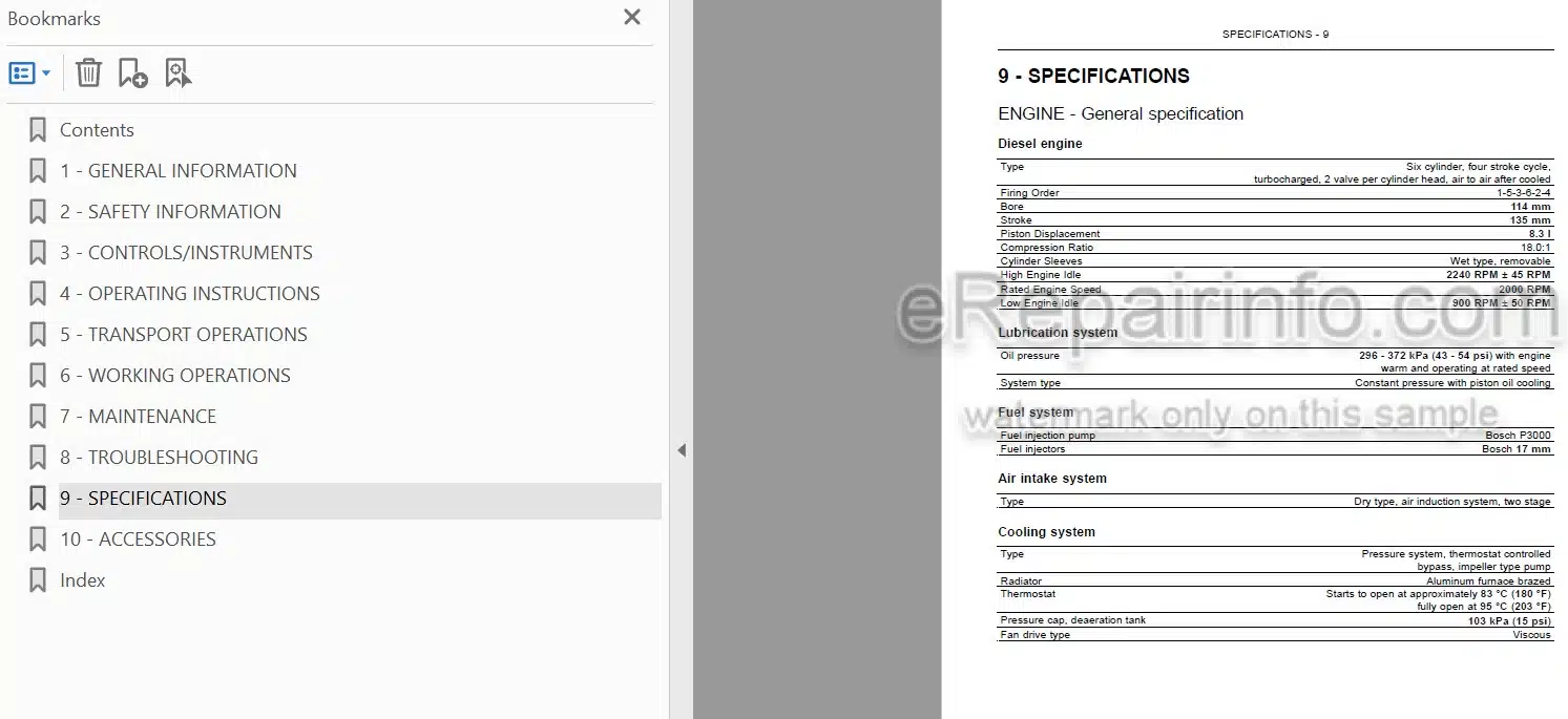 Photo 3 - Case IH Magnum 255 Series Operators Manual Tractor ZARZ01001-
