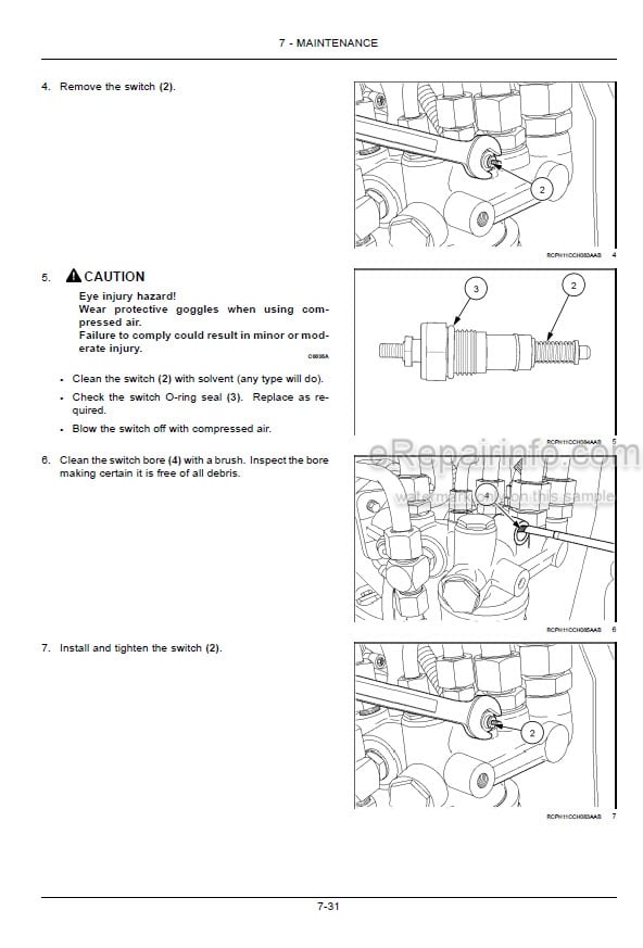 Photo 7 - Case IH Magnum 2654 3154 3404 Operators Manual Tractor