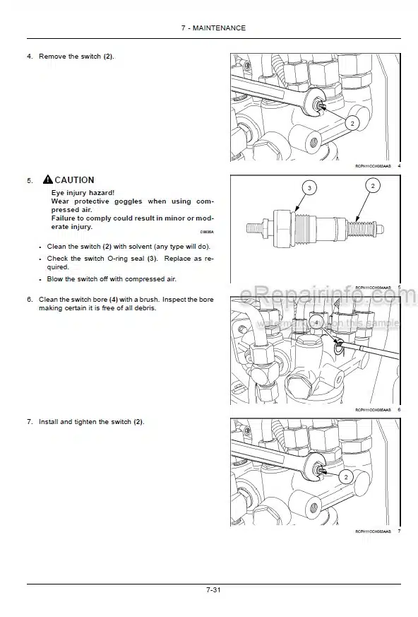 Photo 1 - Case IH Magnum 2654 3154 Operators Manual Tractor ZGRF05001-