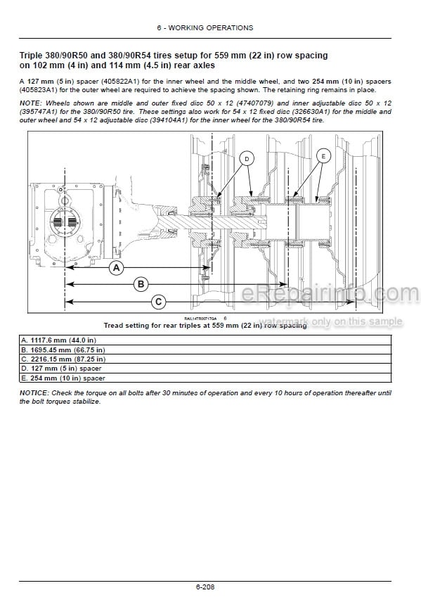 Photo 3 - Case IH Magnum Rowtrac 250 280 310 340 380 Operators Manual Tractor ZFRF05001-