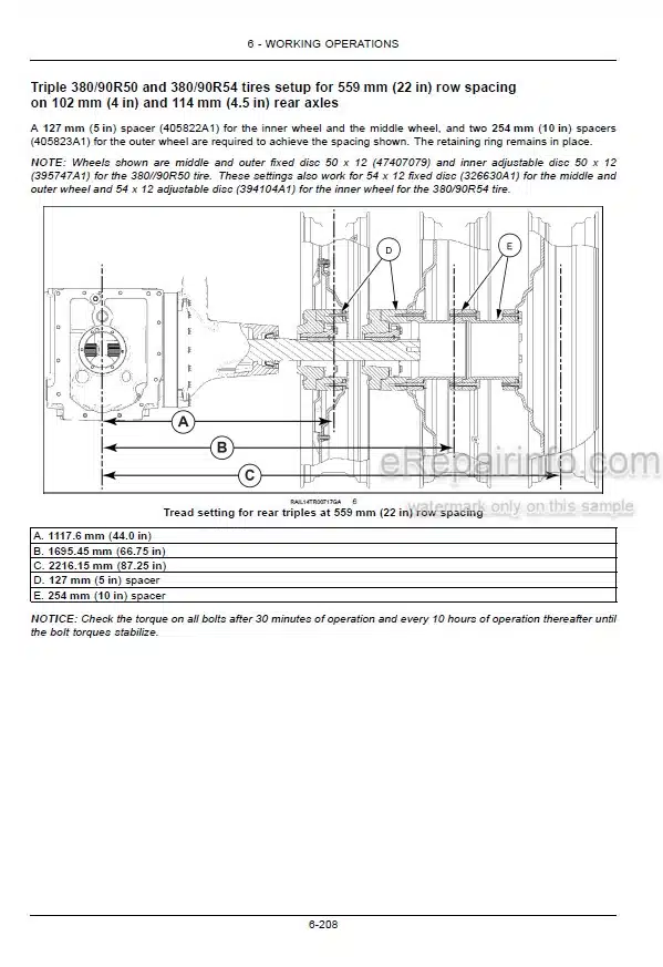 Photo 3 - Case IH Magnum Rowtrac 250 280 310 340 380 Operators Manual Tractor ZFRF05001-