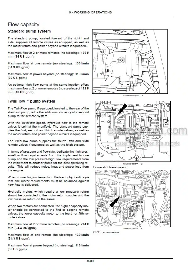 Photo 10 - Case IH Magnum Rowtrac 250 280 310 340 380 Operators Manual Tractor ZFRF05001-