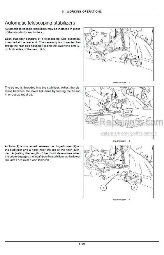 Photo 6 - Case IH Magnum Rowtrac 250 280 310 340 380 Operators Manual Tractor ZGRF05001-
