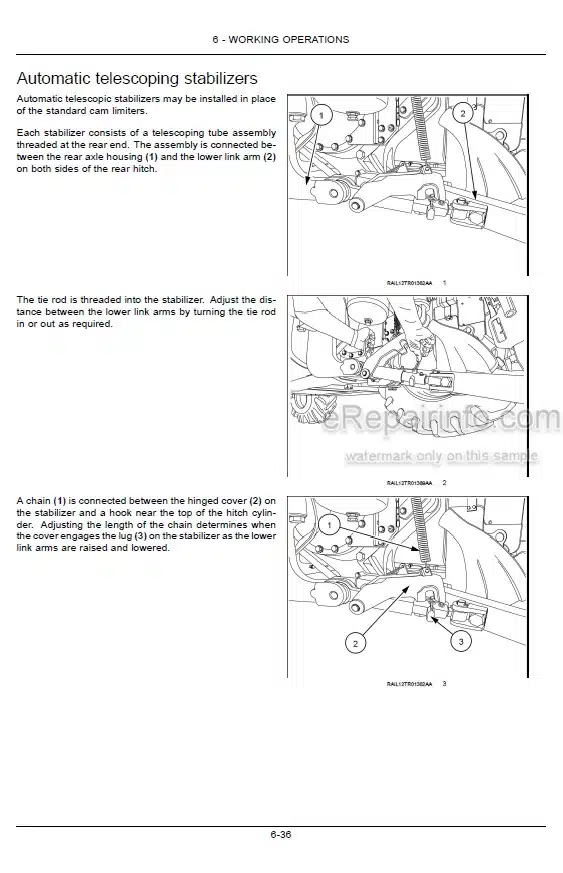 Photo 9 - Case IH Magnum Rowtrac 250 280 310 340 380 Operators Manual Tractor ZGRF05001-