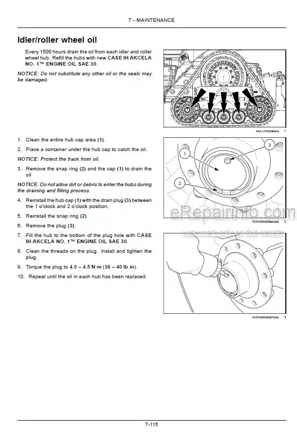 Photo 7 - Case IH Magnum Rowtrac 250 280 310 340 380 Operators Manual Tractor ZHRF94001-