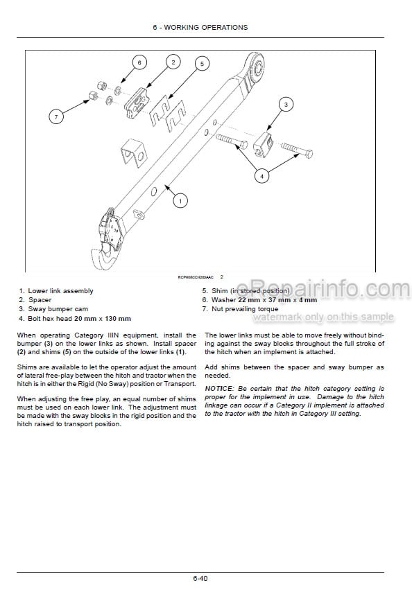Photo 3 - Case IH Magnum Rowtrac 250 280 310 340 380 Operators Manual Tractor ZHRF94001-