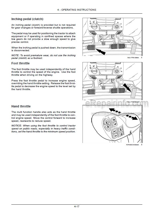 Photo 6 - Case IH Magnum Rowtrac 350 280 310 340 380 Operators Manual Tractor ZGRF05001-
