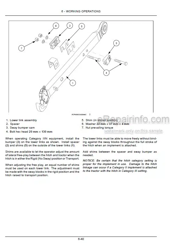 Photo 5 - Case IH Magnum Rowtrac 250 280 310 340 380 Operators Manual Tractor ZJRF94001-