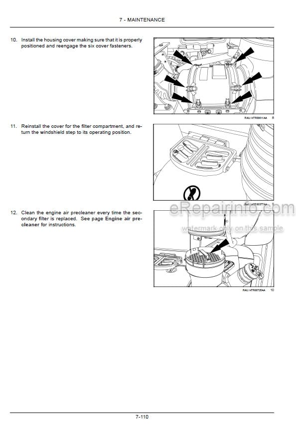 Photo 9 - Case IH Magnum Rowtrac 250 280 310 340 380 Operators Manual Tractor ZERF08100-