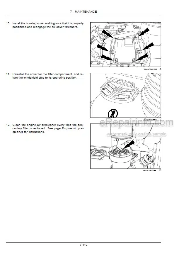 Photo 12 - Case IH Magnum Rowtrac 250 280 310 340 380 Operators Manual Tractor ZERF08100-