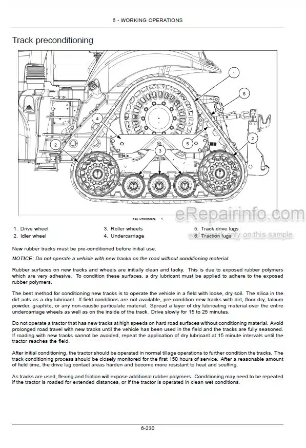 Photo 3 - Case IH Magnum Rowtrac 250 280 310 340 380 Operators Manual Tractor ZERF08100-