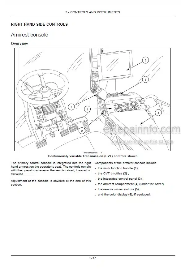 Photo 3 - Case IH Magnum Rowtrac 250 280 310 340 380 Operators Manual Tractor ZFRF03123