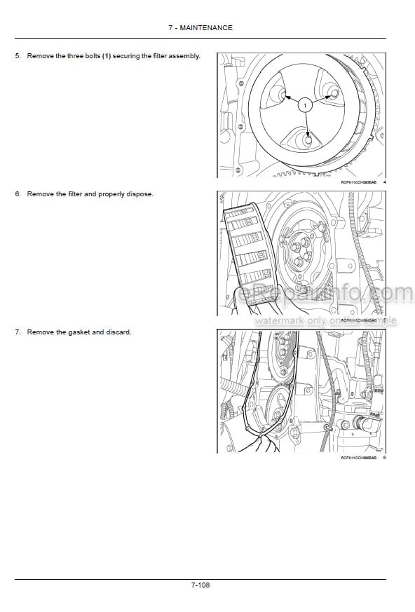 Photo 1 - Case IH Magnum Rowtrac 350 280 310 340 380 Operators Manual Tractor ZGRF05001-