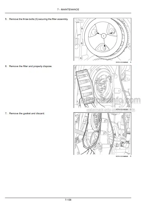 Photo 4 - Case IH Magnum Rowtrac 350 280 310 340 380 Operators Manual Tractor ZGRF05001-