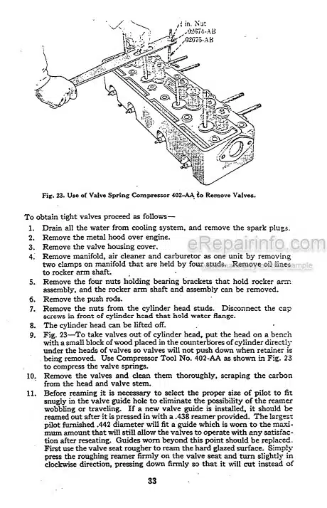 Photo 5 - Case IH Model L Operators Manual Tractor