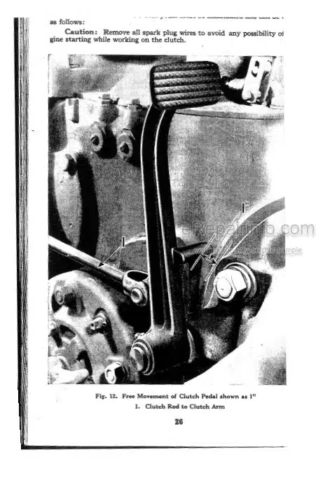 Photo 3 - Case Model SI Air Born Operators Instruction Book Tractor