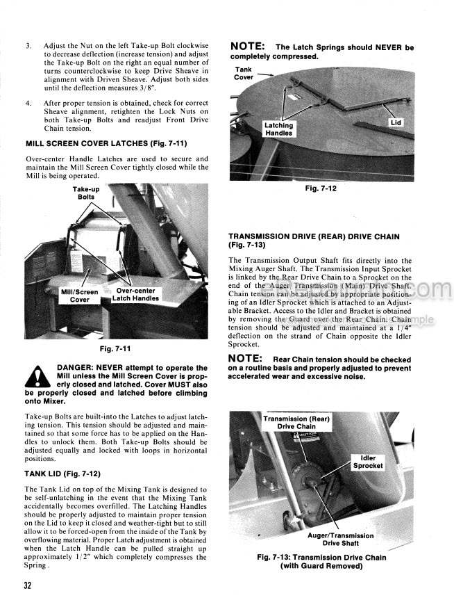 Photo 2 - Gehl 100 Mixall Operators Manual Mixer