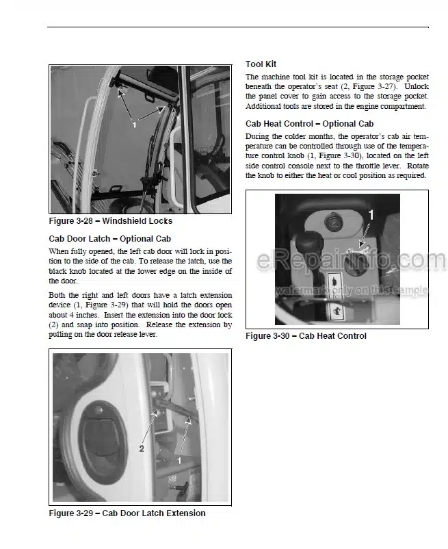 Photo 1 - Gehl 153 193 223 Operators Manual Compact Excavator