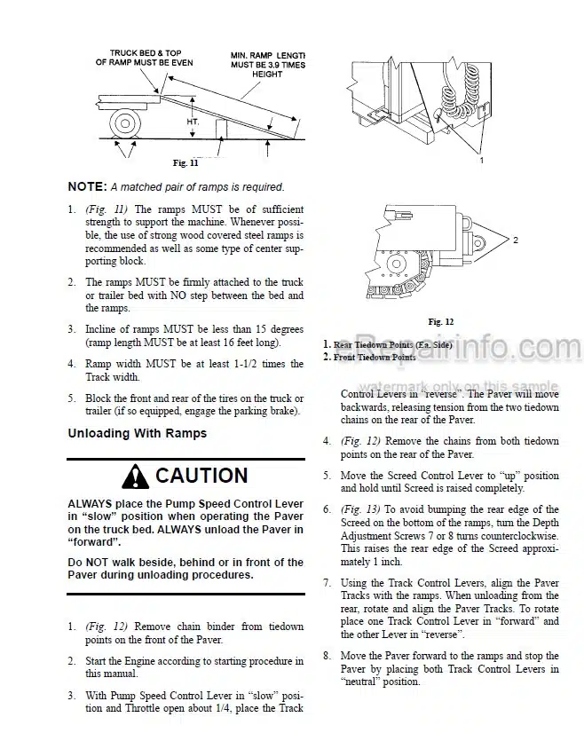 Photo 12 - Gehl 1639 1649 Power Box Operators Manual Self Propelled Paver