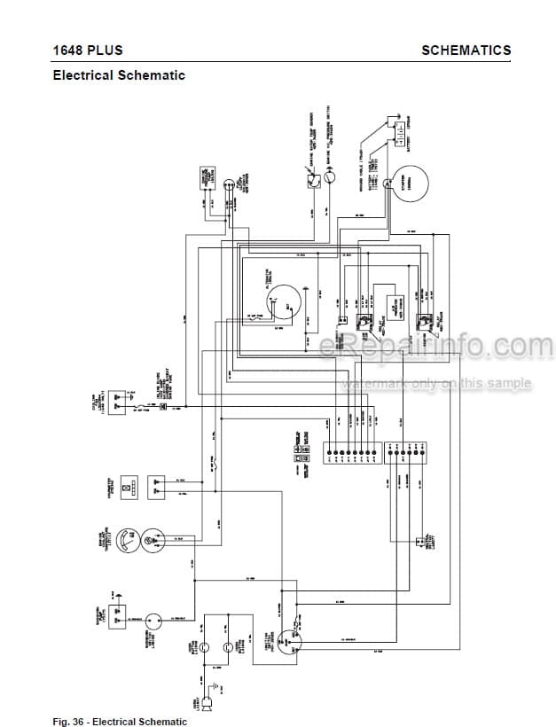 Photo 3 - Gehl 1648 Plus Operators Manual Asphalt Paver