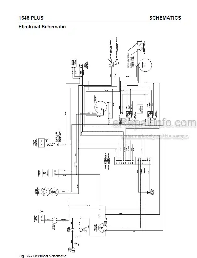 Photo 3 - Gehl 1648 Plus Operators Manual Asphalt Paver