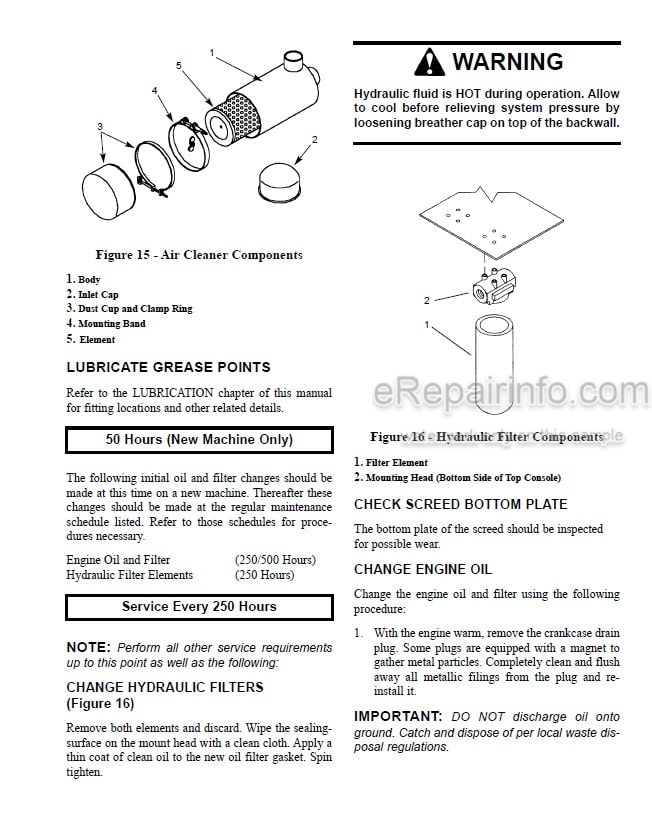 Photo 3 - Gehl 1648 Power Box Operators Manual Self Propelled Paver