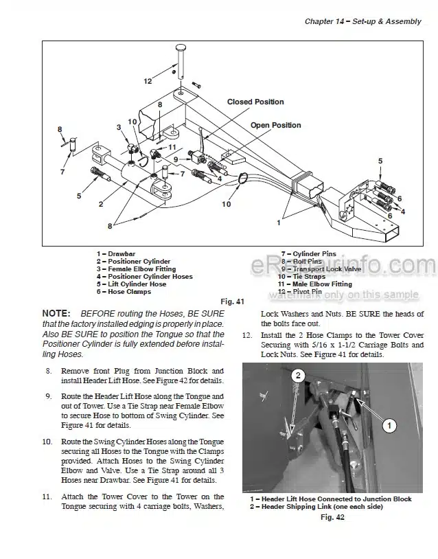 Photo 6 - Gehl 2345 2365 Operators Manual Disc Mower Conditioner