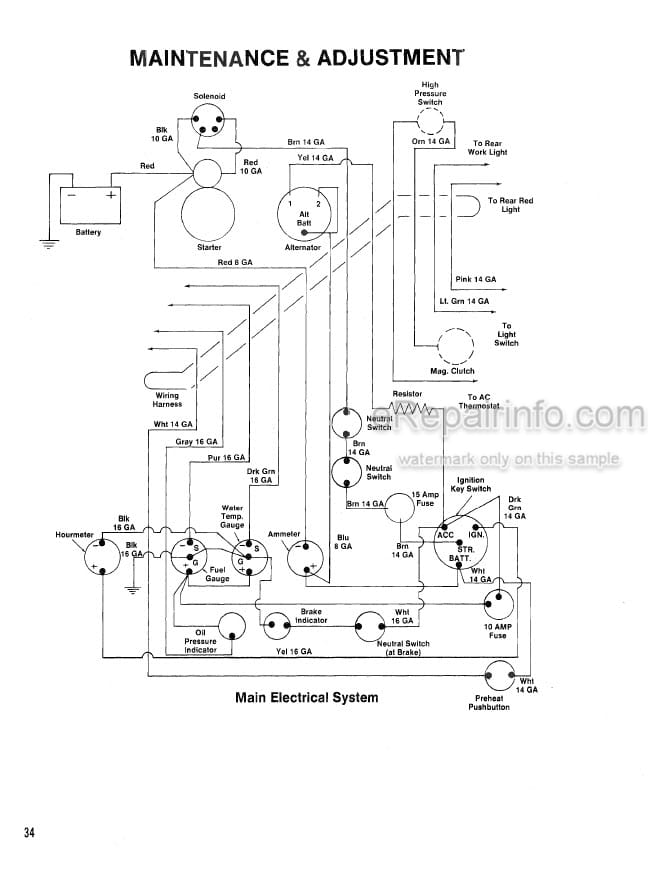 Photo 3 - Gehl 2650 Operators Manual Self Propelled Mower Conditioner
