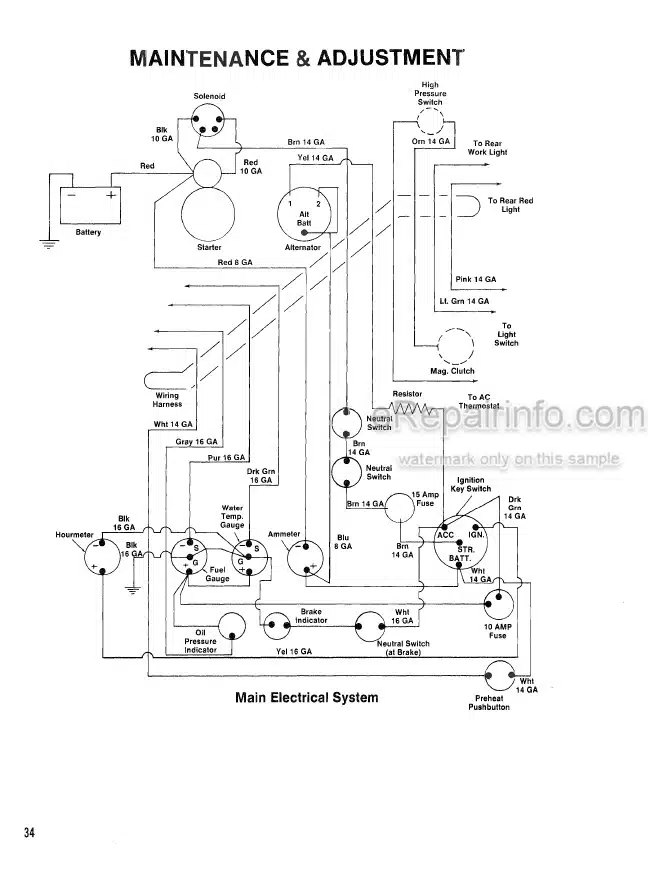 Photo 3 - Gehl 2650 Operators Manual Self Propelled Mower Conditioner