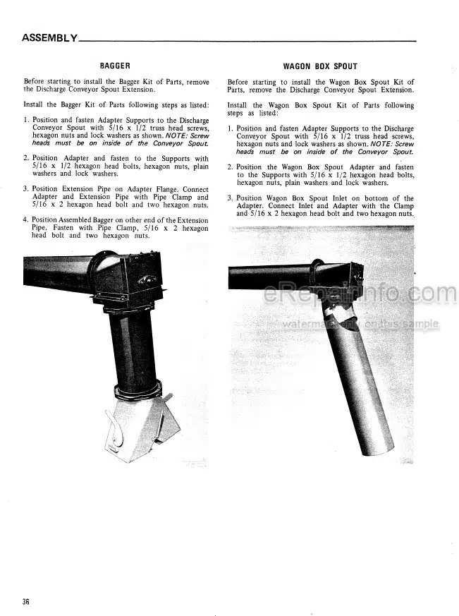 Photo 7 - Gehl 1162 1165 Operators Manual Disc Mower