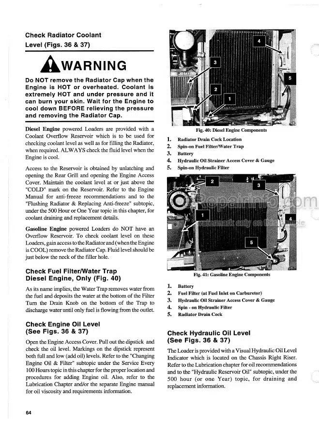 Photo 3 - Gehl 3725 3825 4525 4625 Operators Manual Skid Steer Loader