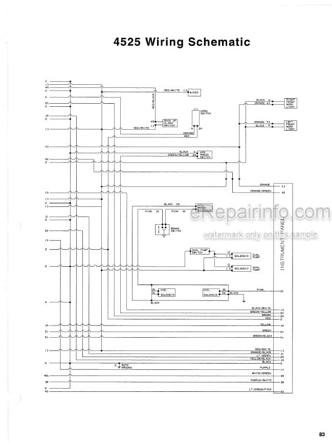 Photo 4 - Gehl 3725 3825 4525 4625 Operators Manual Skid Steer Loader