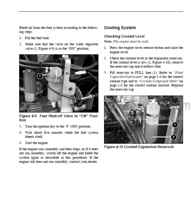 Photo 7 - Gehl 283Z Operators Manual Compact Excavator