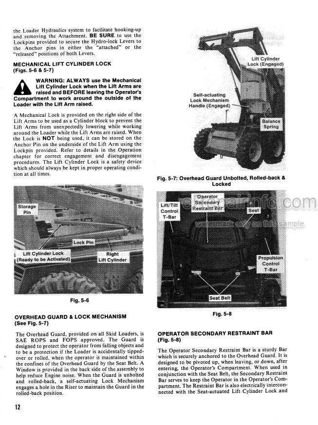 Photo 9 - Gehl 4510 4610 Operators Manual Skid Steer Loader