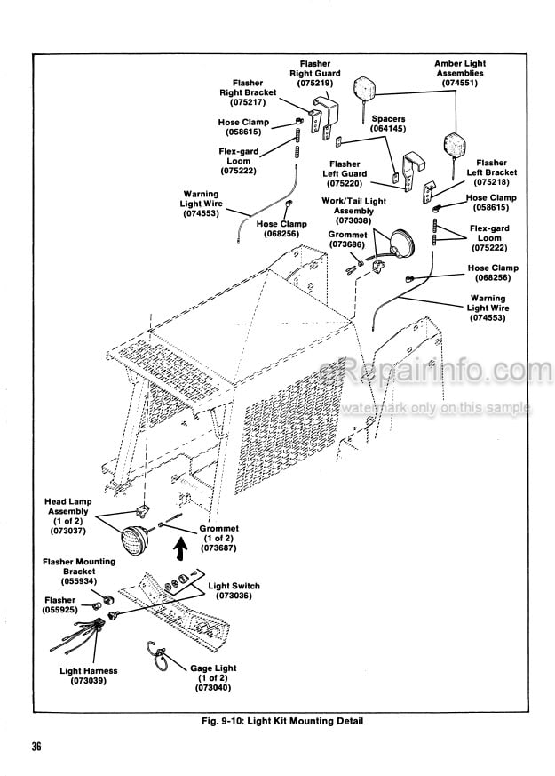 Photo 3 - Gehl 4510 4610 Operators Manual Skid Steer Loader