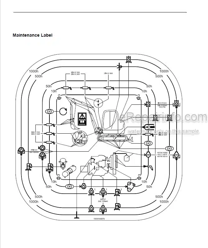 Photo 5 - Gehl 503Z 603 Operators Manual Compact Excavator