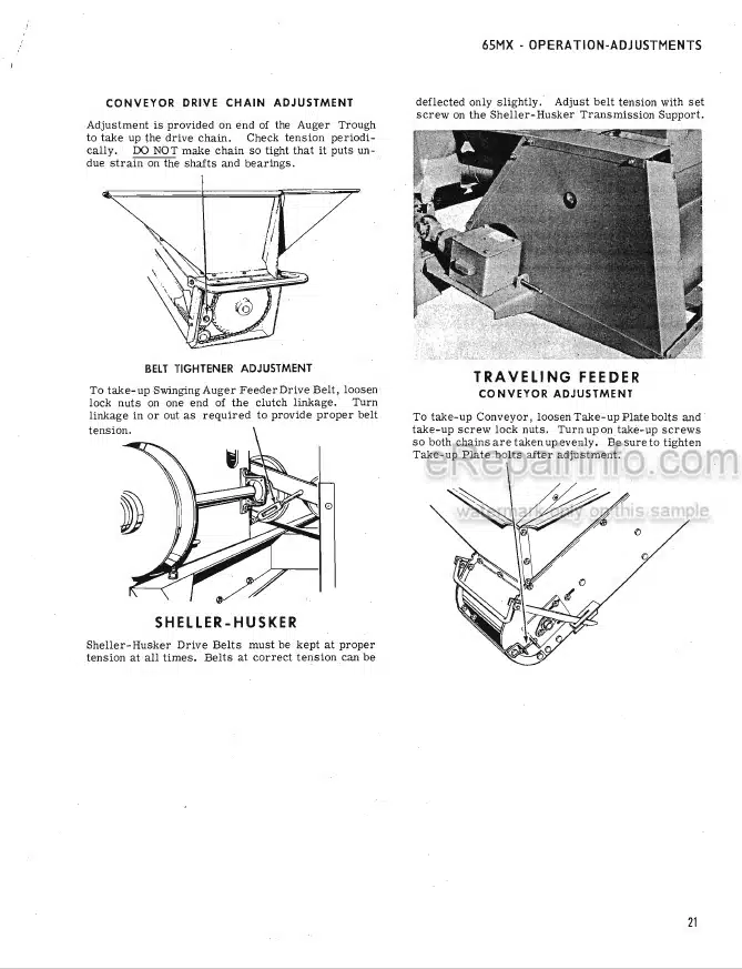 Photo 1 - Gehl 65MX Mixall Owners Manual Feedmaker With Attachments